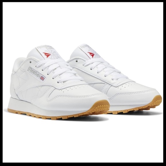 REEBOK WOMENS CLASSIC LEATHER WHITE
COURSE A PIED SNEAKER SIZE 11.5 - Picture 1 of 7
